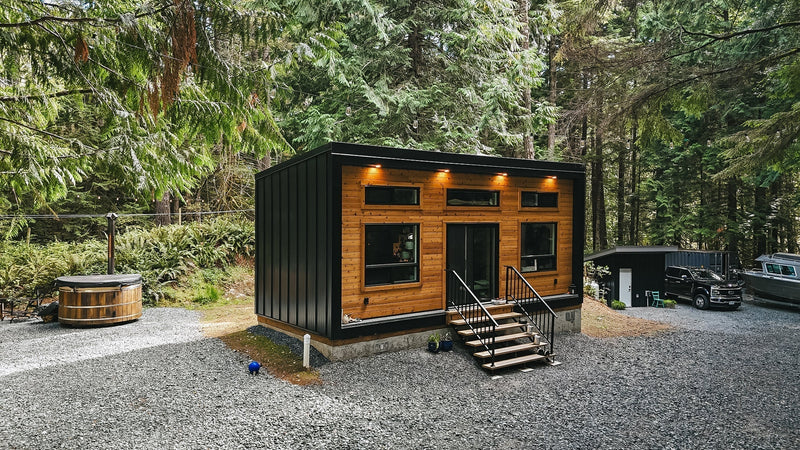 Modern Cabin Built to Grow on a Family Acreage