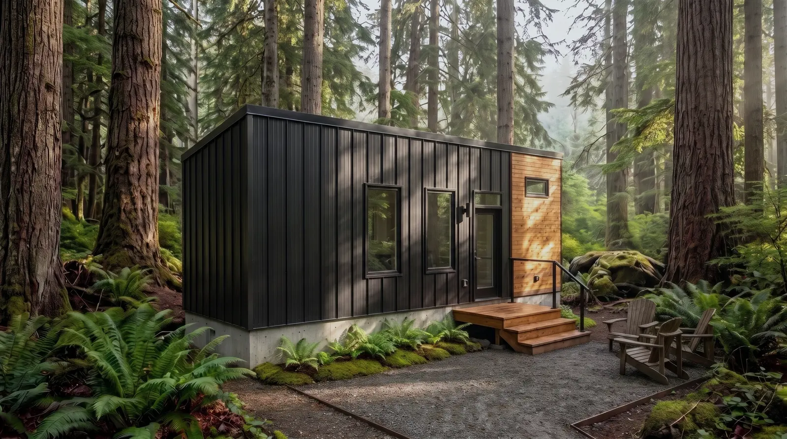 Signature Cabin 12′ × 32′ exterior